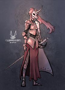 Full-body commission: Pink Anorthite 2.2026