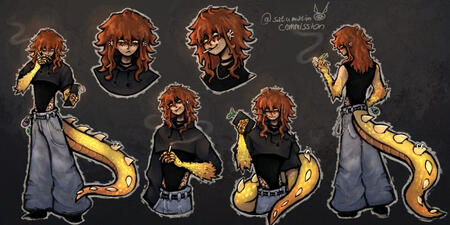 Character sheet commission