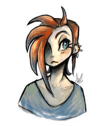 Headshot: Original art