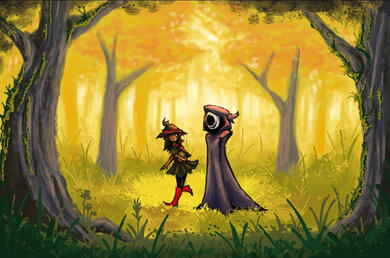 Illustration: gift for Vya